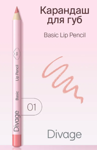 DIVAGE    Lip Liner Basic  01 pink